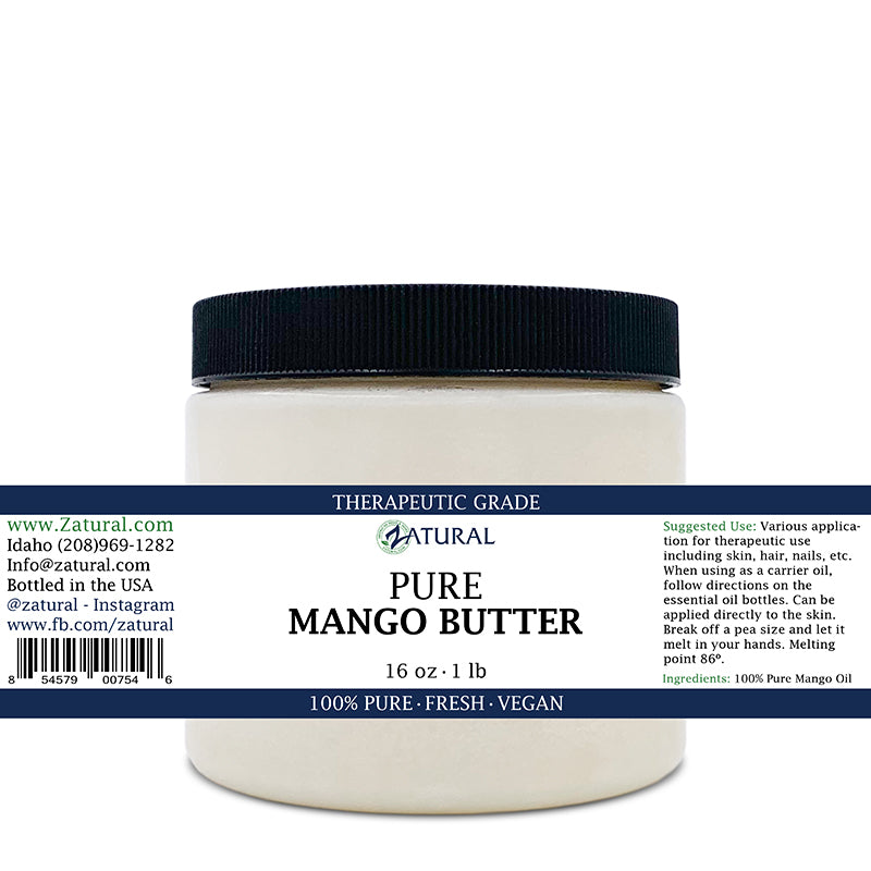 Mango Butter 16oz label