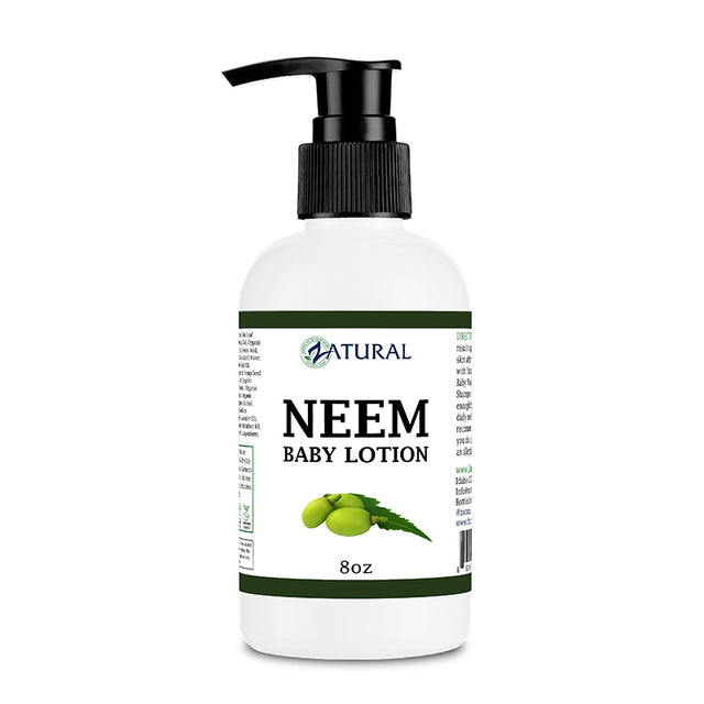 8oz Neem Baby Lotion with a pump