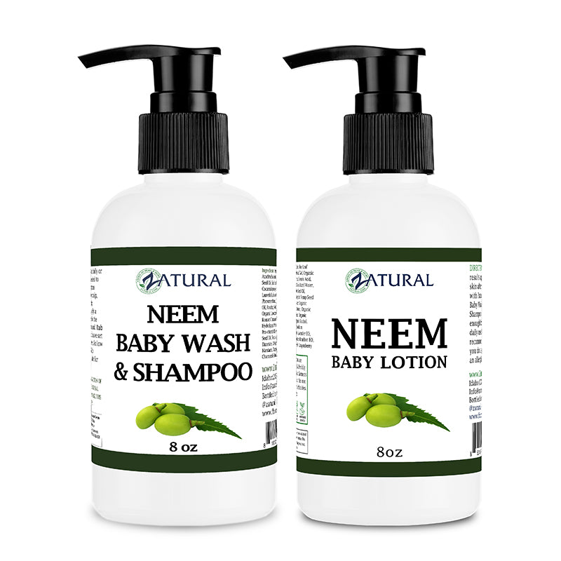 Two 8oz Neem Baby Lotions