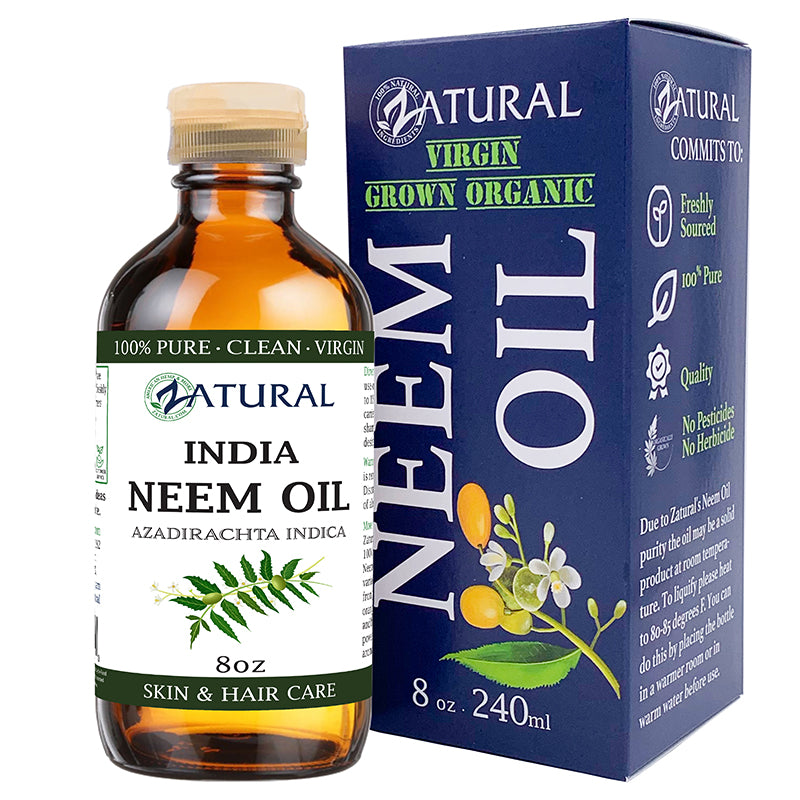 Organic Neem Oil | 100% Pure Neem Oil | Cold-Pressed