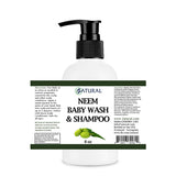 8oz Neem Baby Wash and shampoo