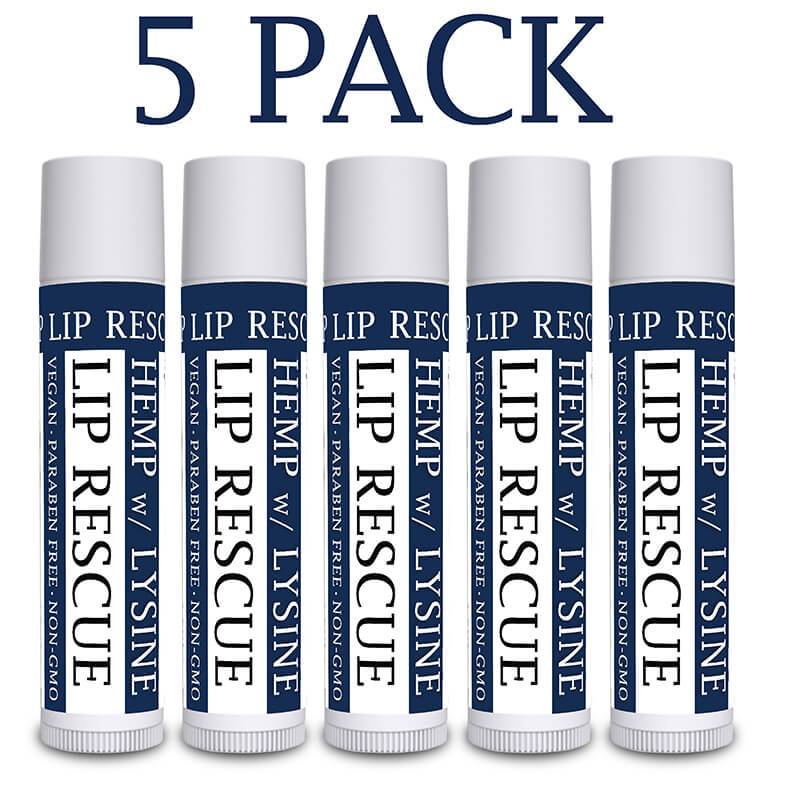 Hemp Lip Rescue 5 pack