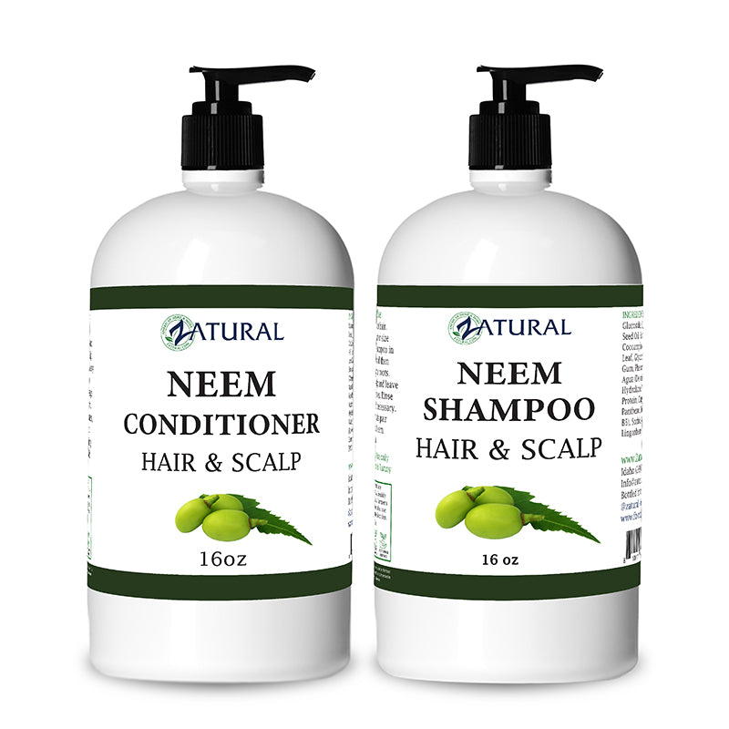16oz Neem Shampoo and Conditioner kit
