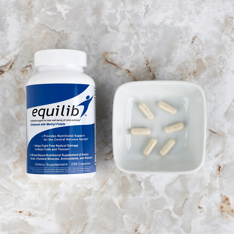 Equilib Dietary Capsules on counter