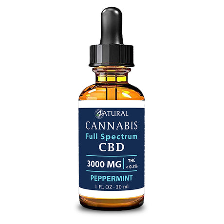 Peppermint Full Spectrum CBD Oil 3000 mg