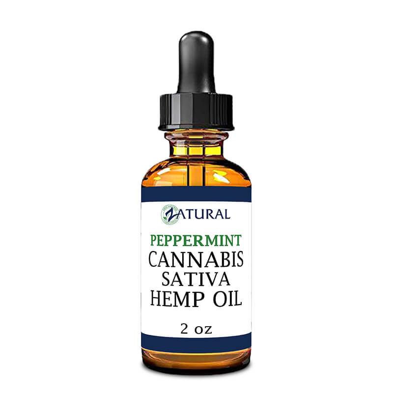 2oz Peppermint Hemp Seed Oil