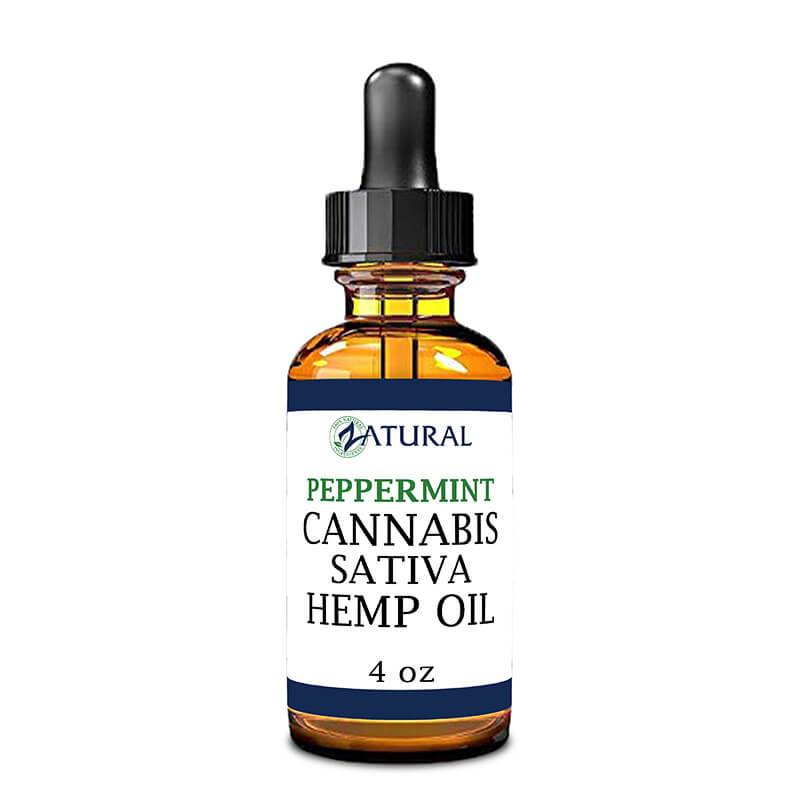 4oz Peppermint Hemp Seed Oil