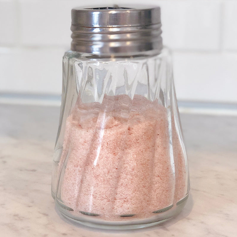 Himalayan Pink Salt in a salt shaker