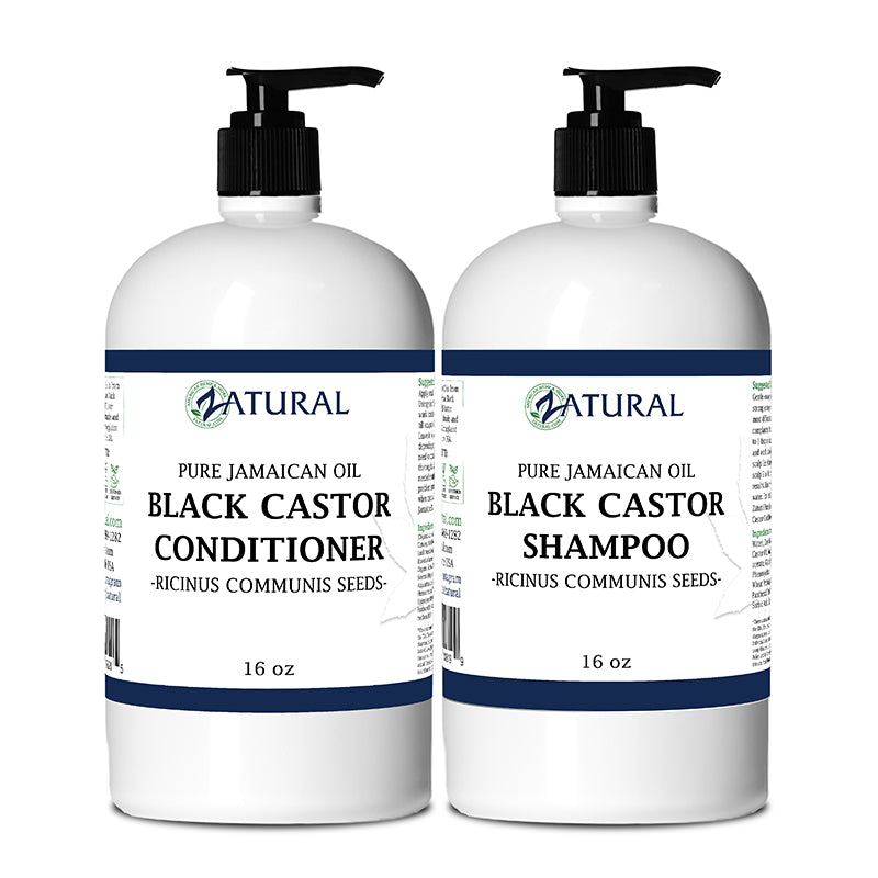 16oz Jamaican Black Castor Shampoo and Conditioner