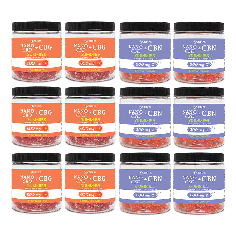 Six Month Supply CBG Gummies and CBN Gummies 600mg 