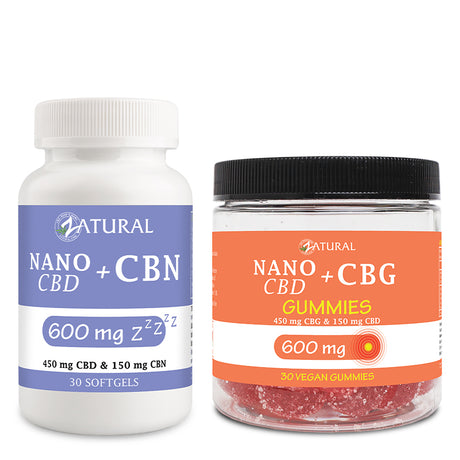 CBN Softgels and CBG gummies 600mg