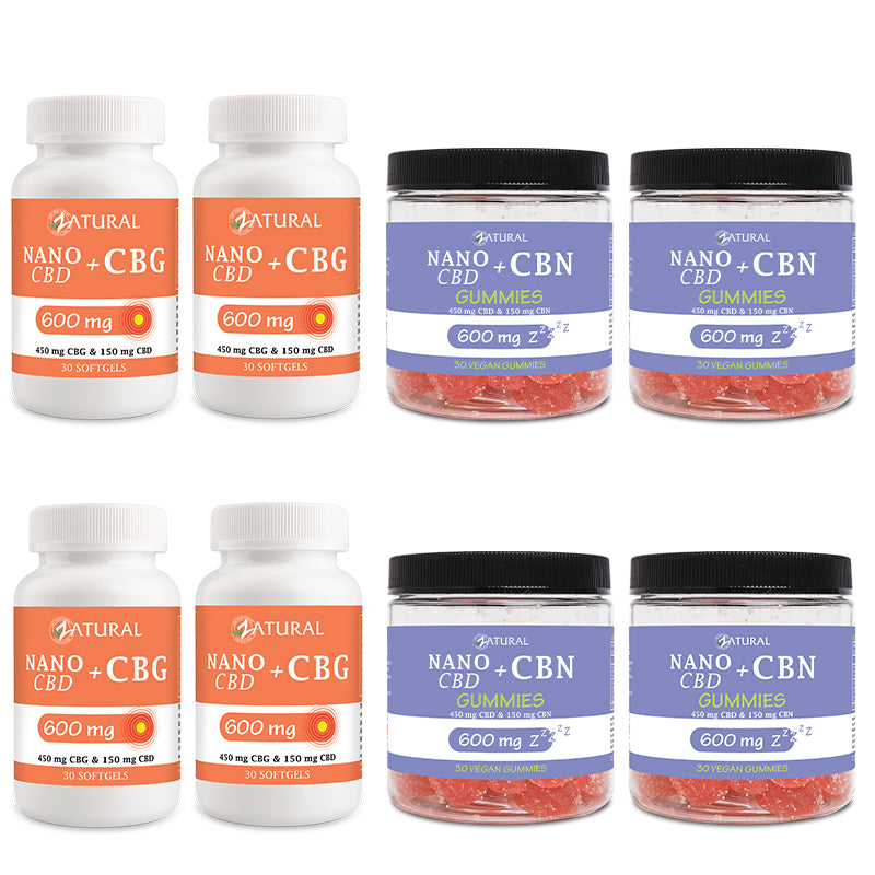 CBG Softgels and CBN gummies 4 month supply