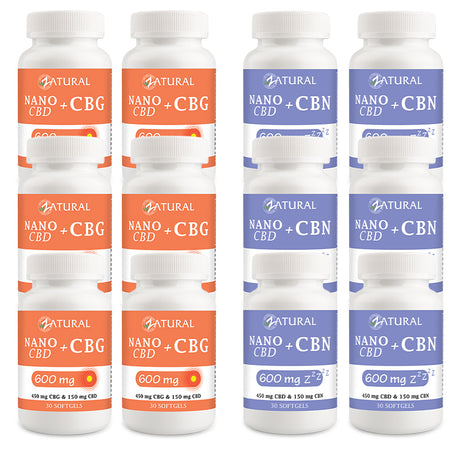 CBG Softgels and CBN softgels 6 month supply