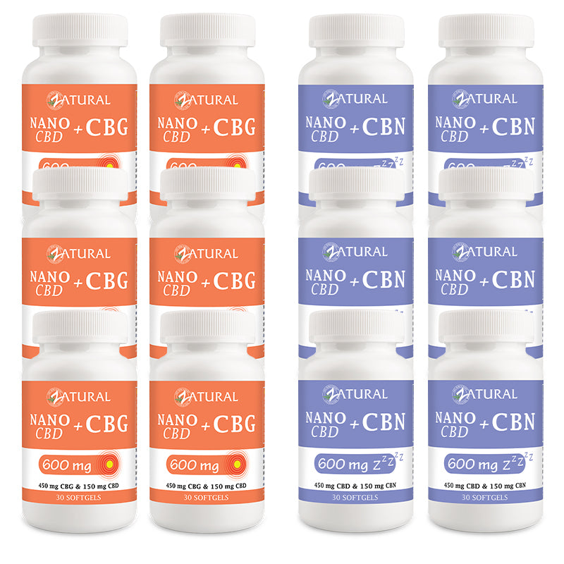 CBG Softgels and CBN softgels 6 month supply