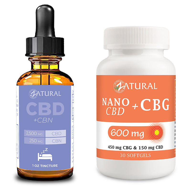 CBG Softgels and CBN Isolate oil 1 month supply
