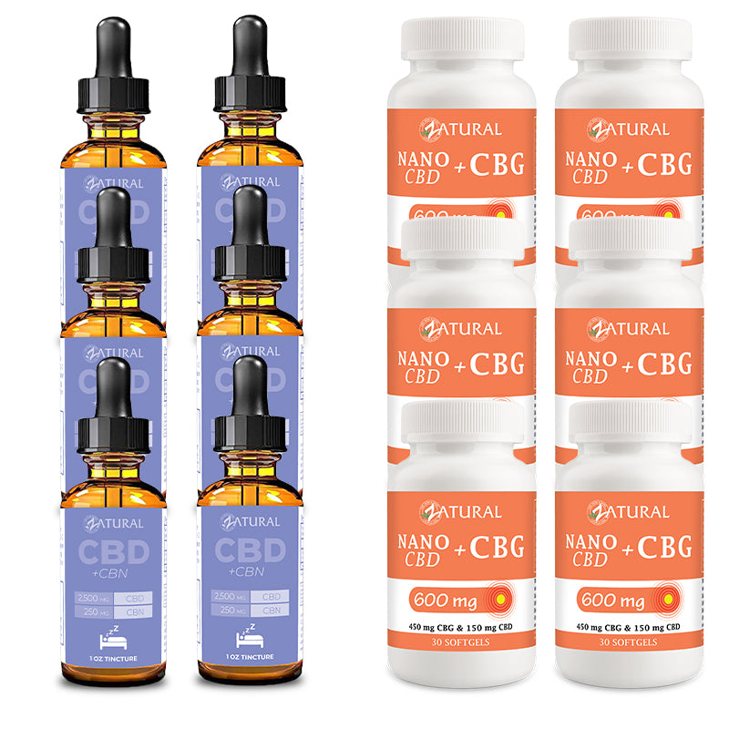 CBG Softgels and CBN oil 6 month supply