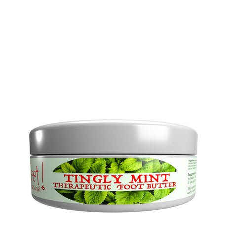 Tingly Mint Therapeutic Foot Butter side view