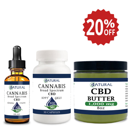 CBD Oil 300mg, CBD Softgel 300mg, CBD Butter 1000mg Sale