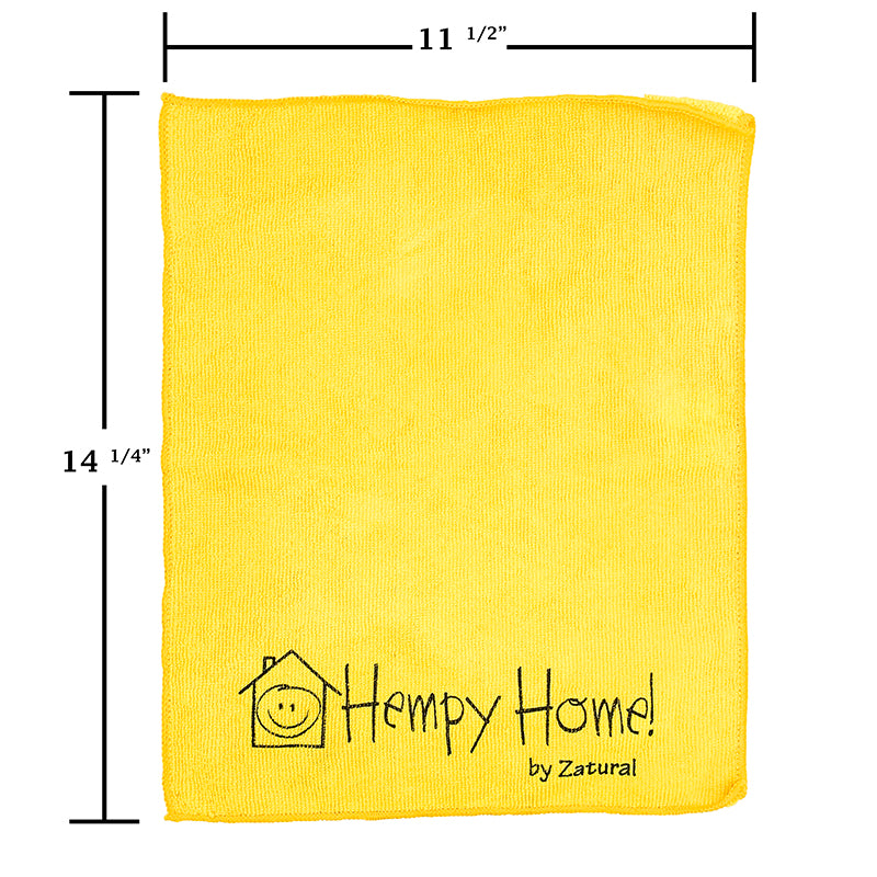 Hempy Home Yellow Towel Dimensions