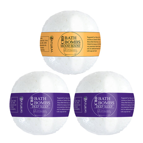CBD Bath Bomb with mood boost, deep sleep, and deep sleep