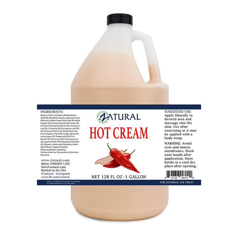 Hot cream 1 Gallon Label