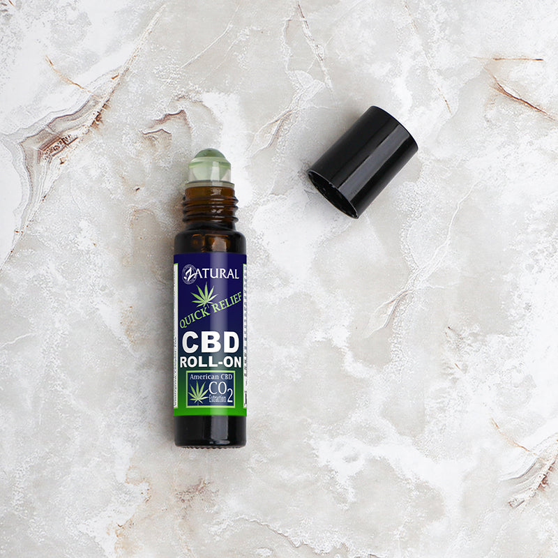 CBD Quick Relief Roll-On with table