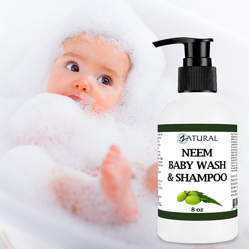 Zatural Neem Baby Wash and shampoo