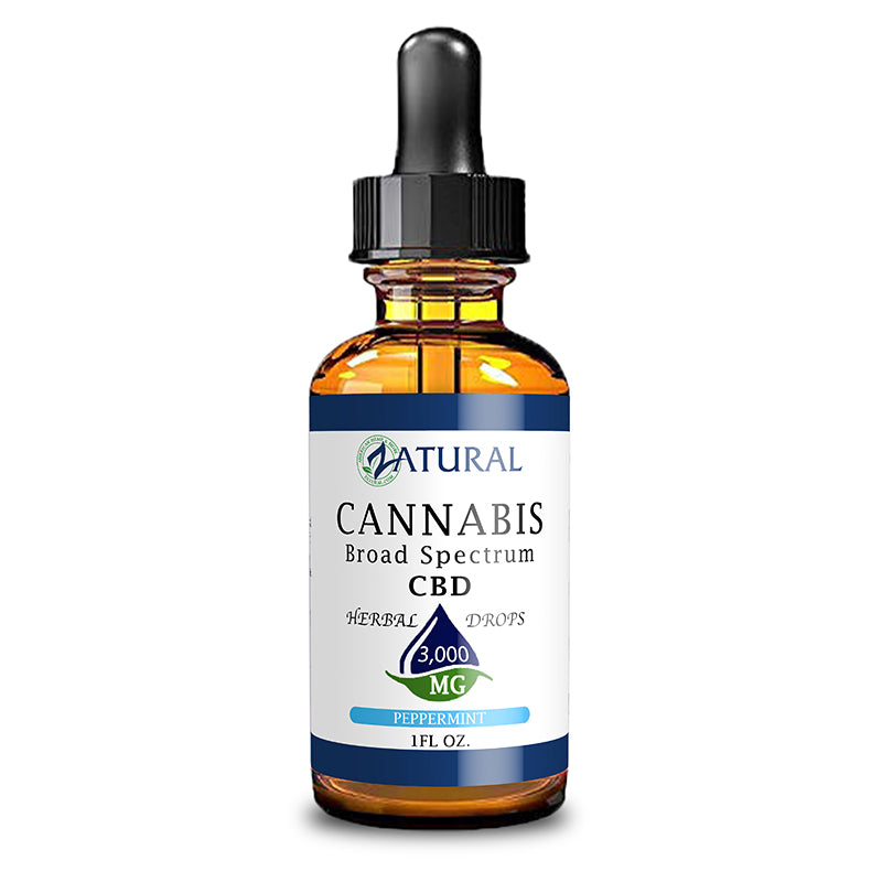 1oz 3,000mg Peppermint Flavored CBD Oil Drops