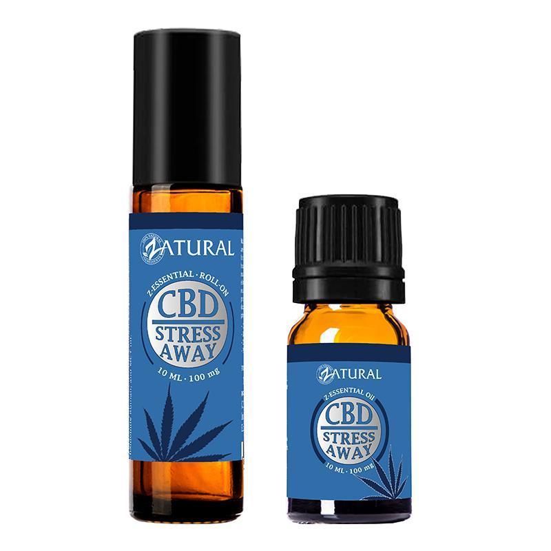 Stress Away CBD Roll-on and essential oil