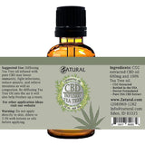 CBD Infused Tea Tree oil 30ml label