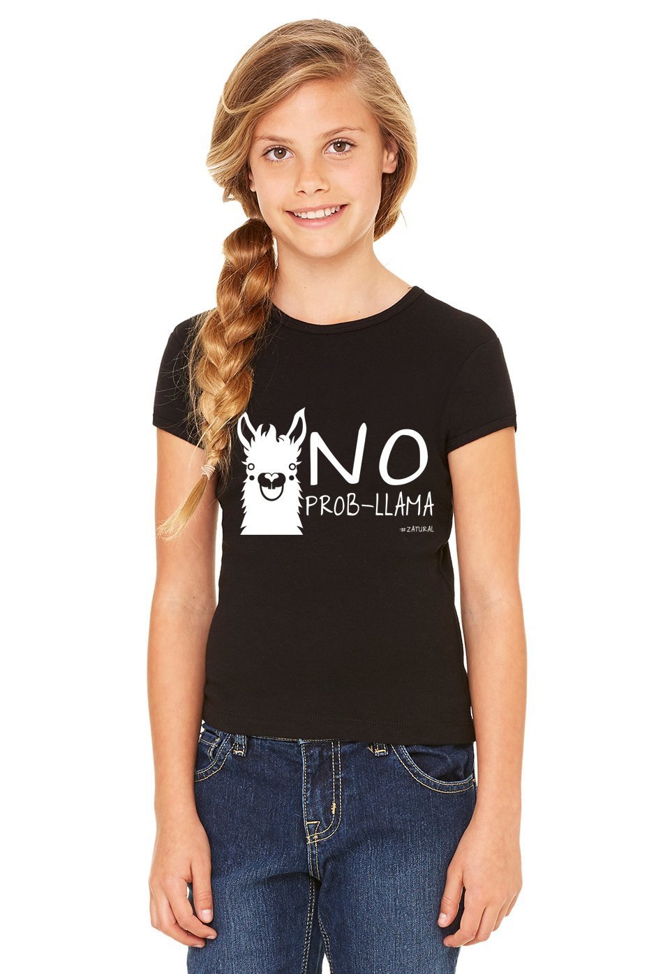 'No Prob-Llama' Girl's Graphic